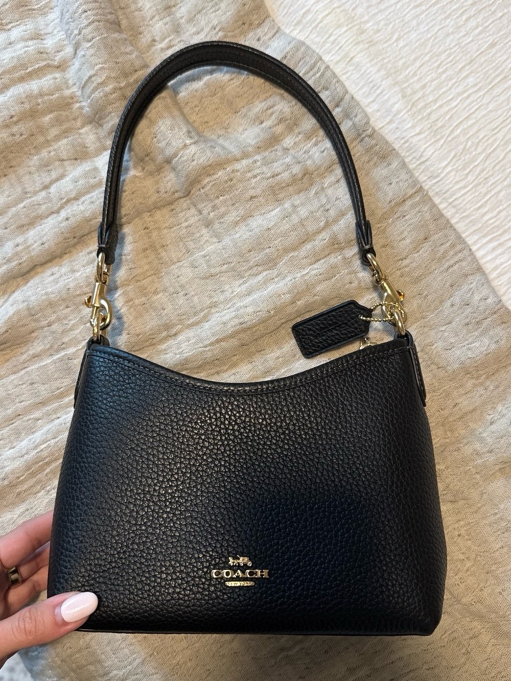 Mini Black Coach Purse